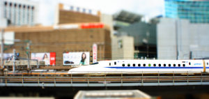 ジオラマ新幹線
