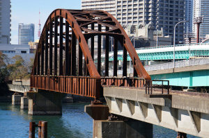廃線の鉄橋
